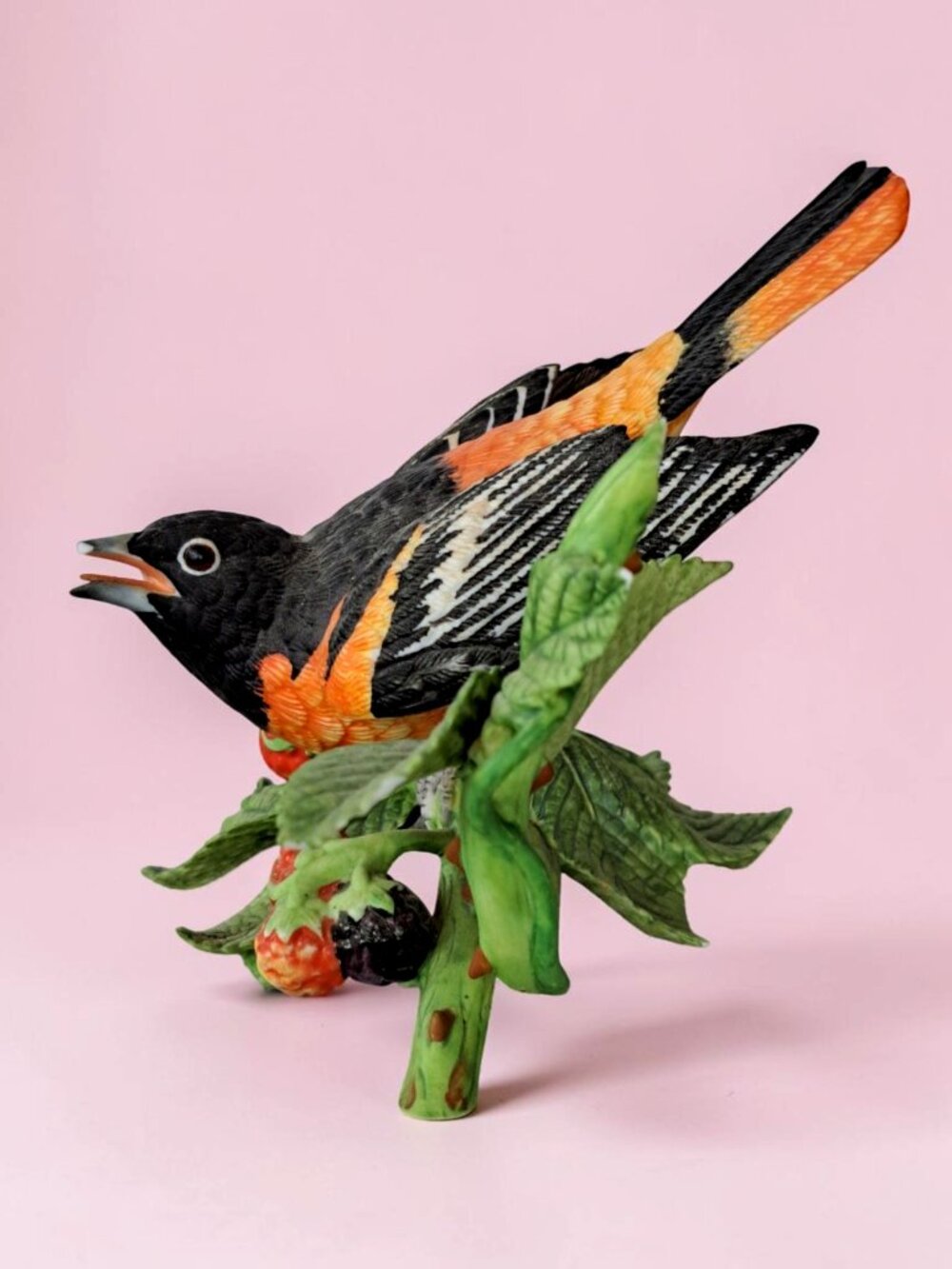 Lenox Baltimore Oriole Porcelain Garden Birds Collection Figurine Sculpture READ